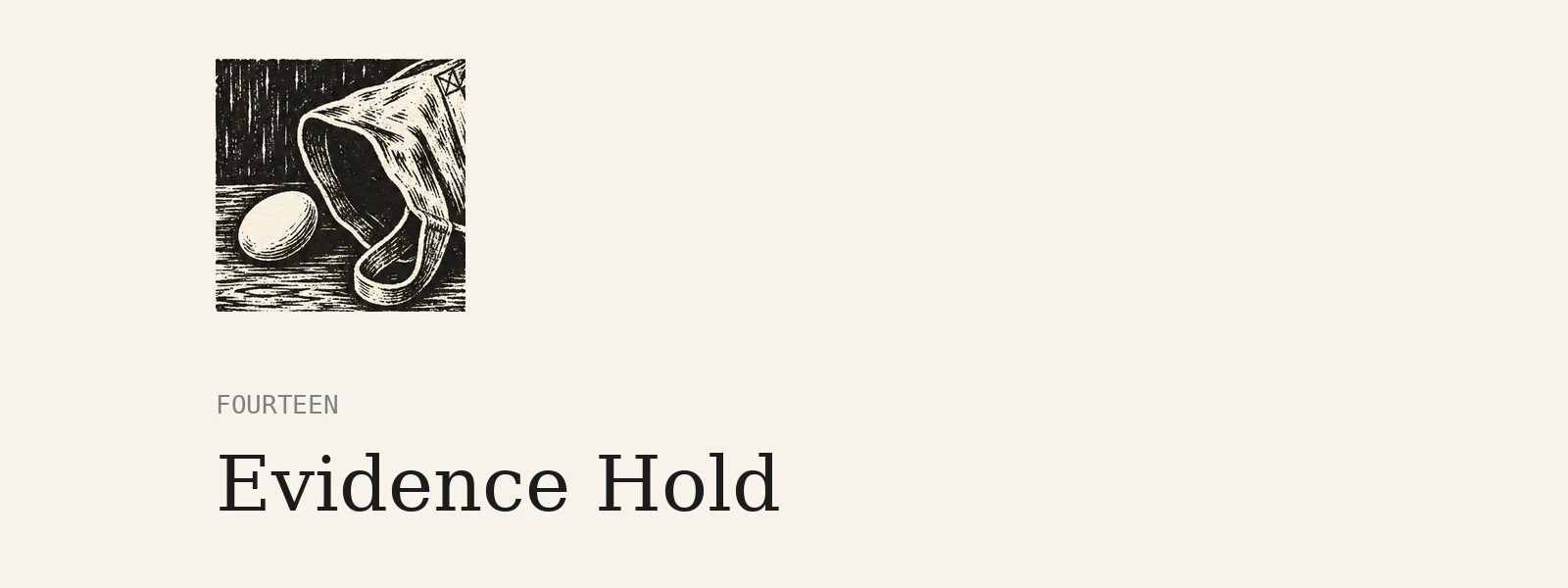 Chapter 14: Evidence Hold
