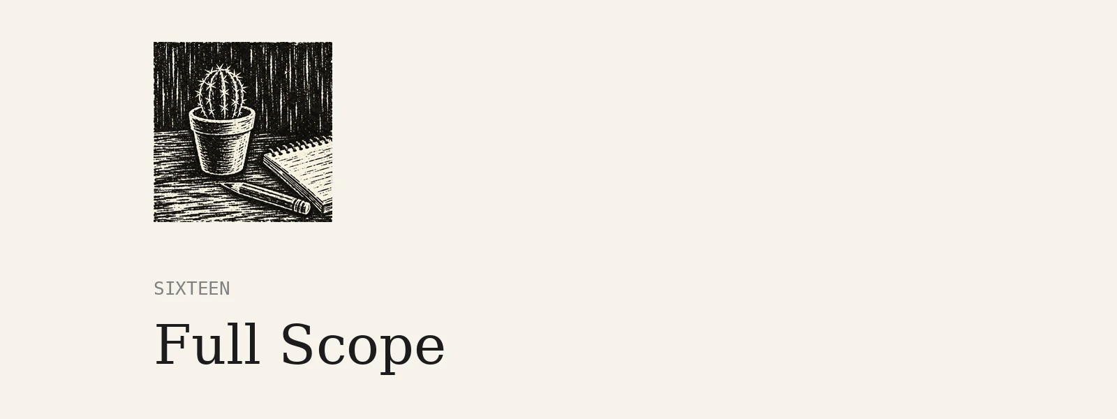 Chapter 16: Full Scope