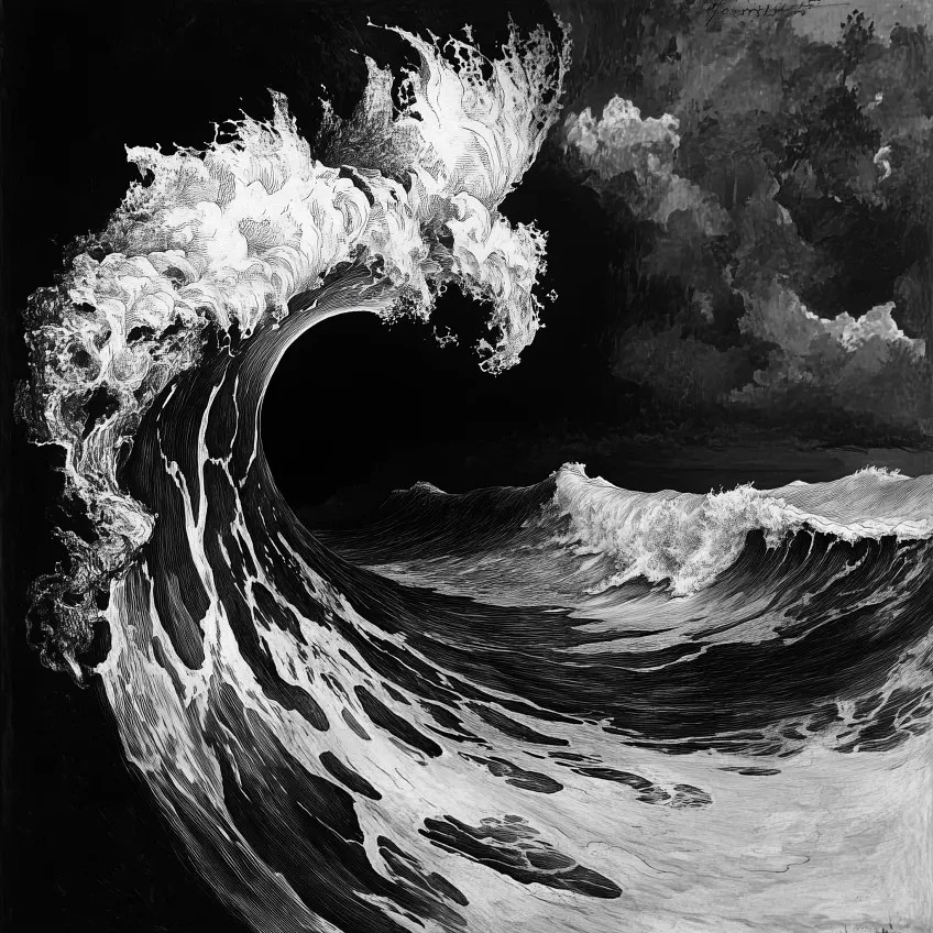 A Great Wave Cometh