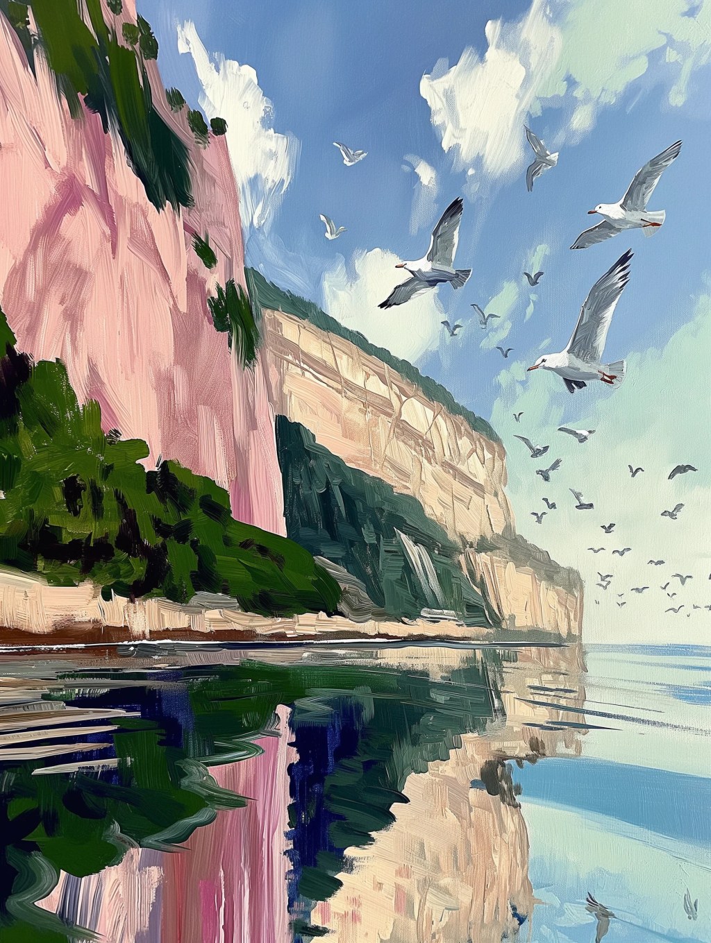 The Seagulls And The&nbsp;Sea